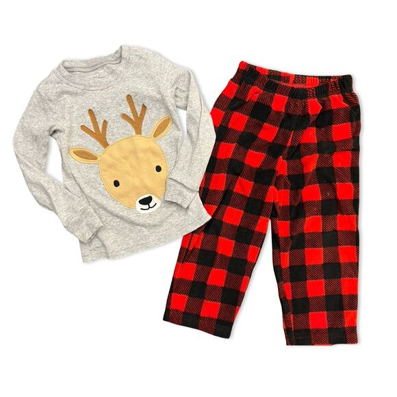 Like New Reindeer Pajamas for Toddler / Unisex / Size 3T - Picture 1 of 3